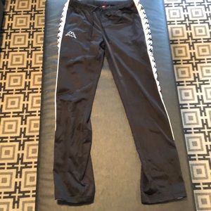 Women’s Black Kappa Track Pants